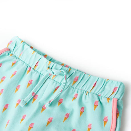 Vidaxl kindershorts met trekkoord 104 lichtmintkleurig