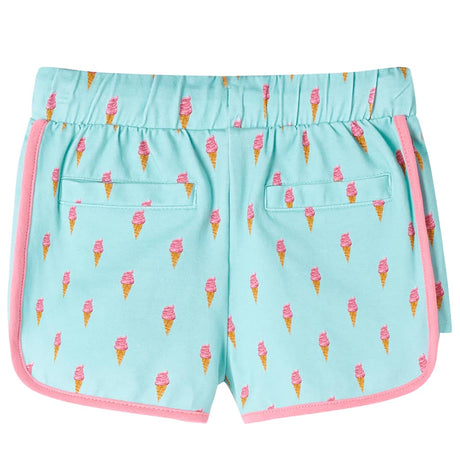 Vidaxl kindershorts met trekkoord 140 lichtmintkleurig