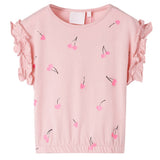 Vidaxl kindershirt 104 lichtroze