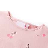 Vidaxl kindershirt 104 lichtroze