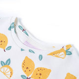 Vidaxl kindershirt met knoop in de zoom 104 ecru