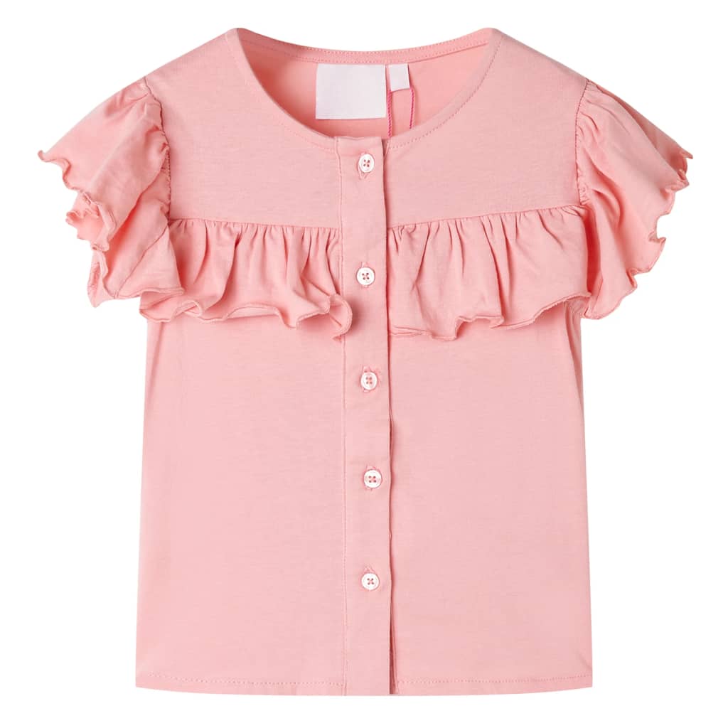 Vidaxl kindershirt 92 middelroze