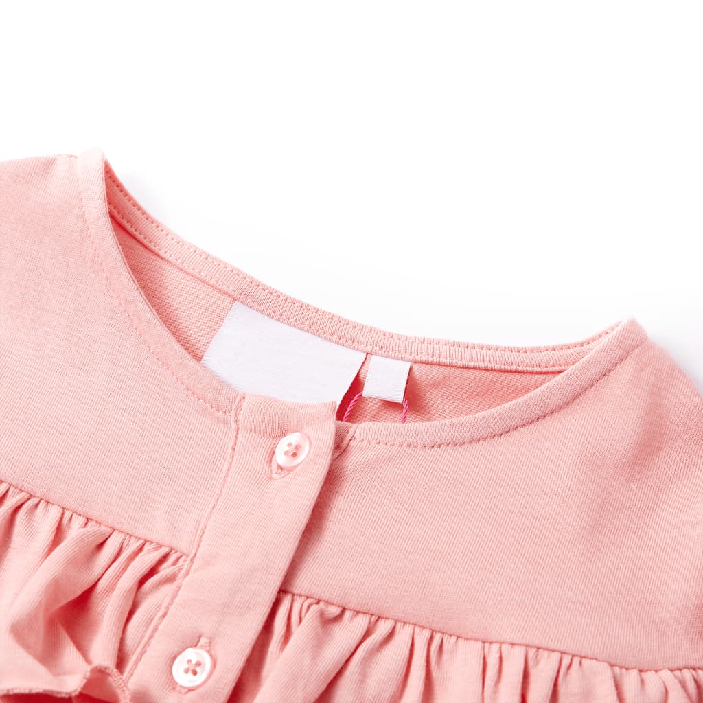 Vidaxl kindershirt 92 middelroze