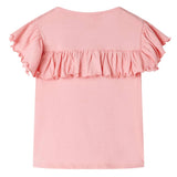 Vidaxl kindershirt 128 middelroze