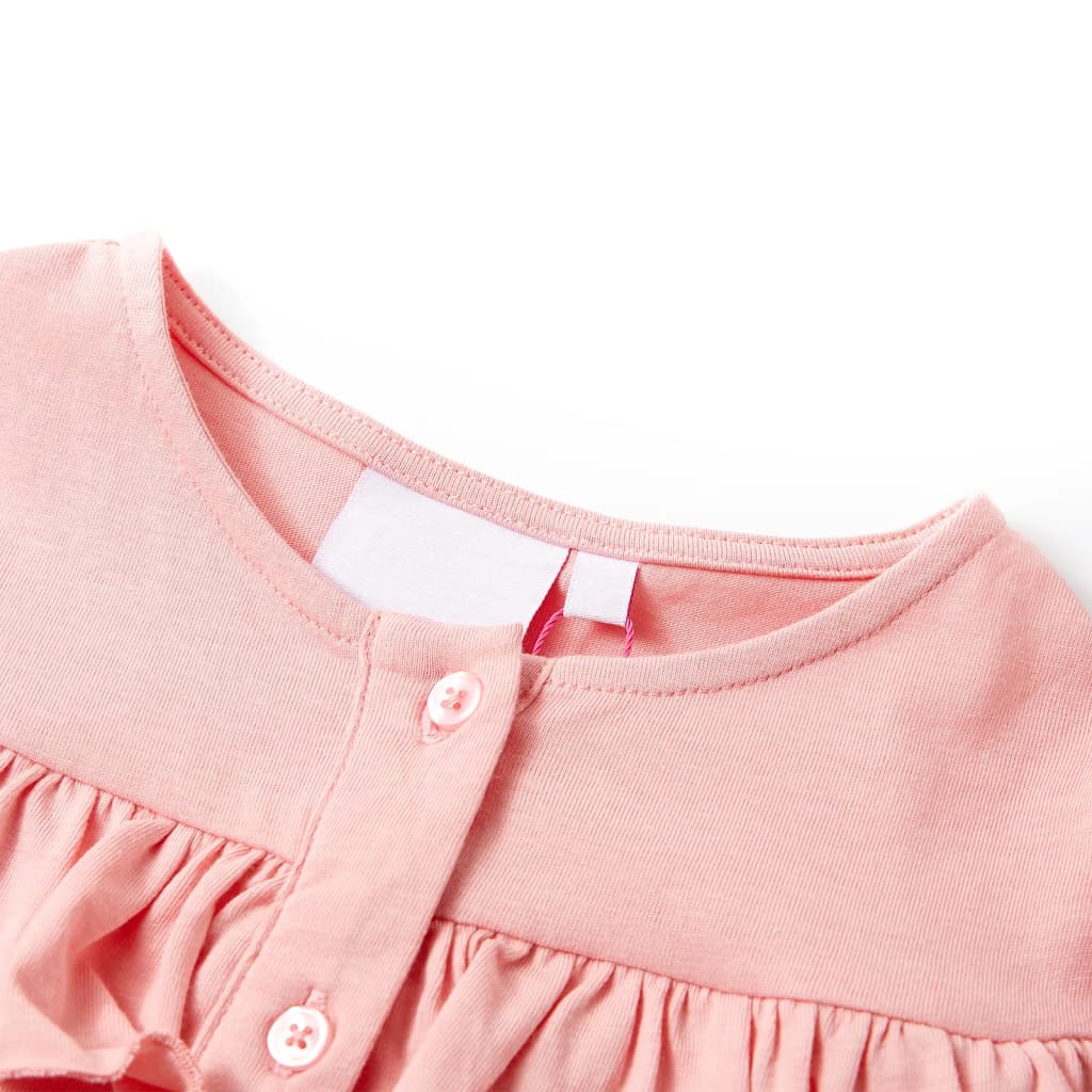 Vidaxl kindershirt 128 middelroze
