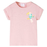 VidaXL Kindershirt 92 lichtroze