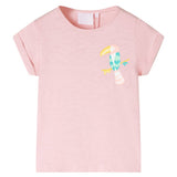 VidaXL Kindershirt 128 lichtroze