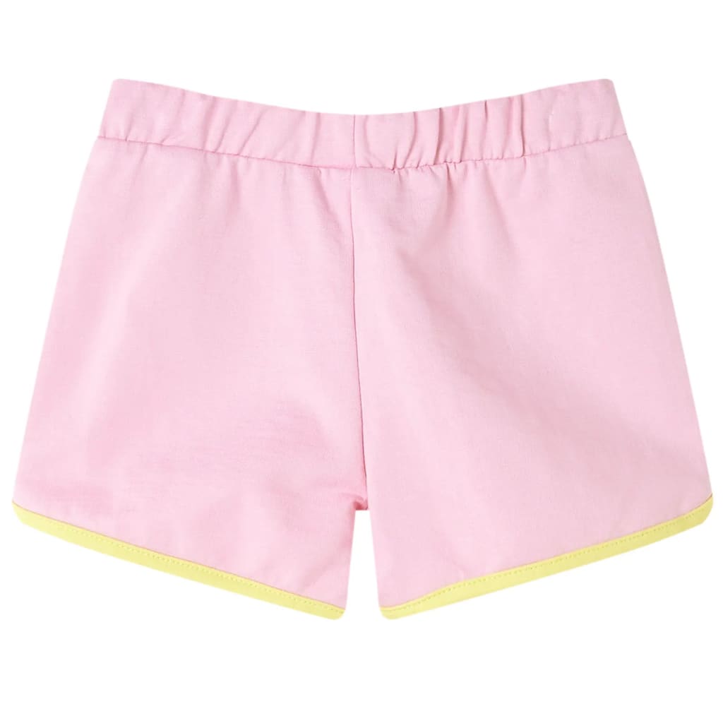Vidaxl kindershorts met bies 116 felroze