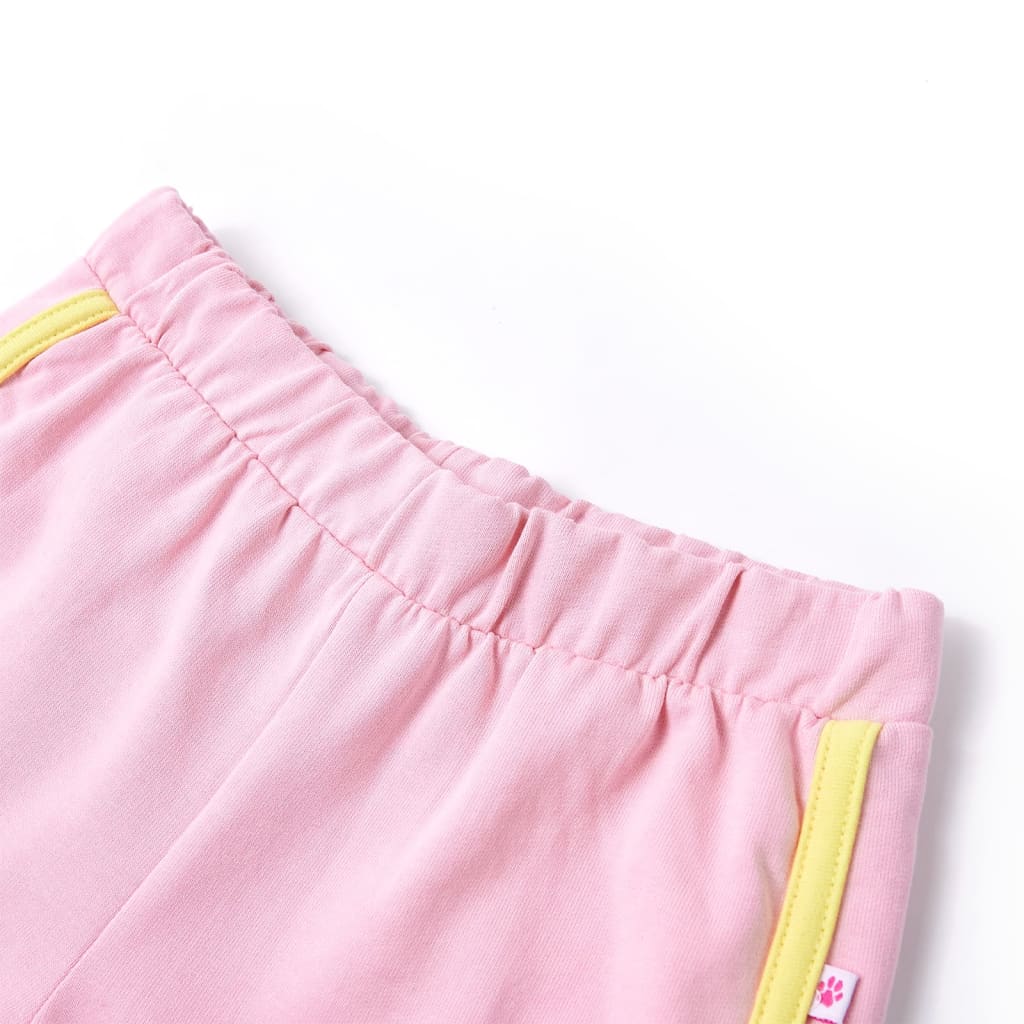 Vidaxl kindershorts met bies 116 felroze