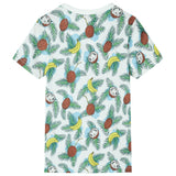 Vidaxl kindershirt met korte mouwen 128 meerkleurig