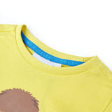 Vidaxl kindershirt met korte mouwen 92 geel