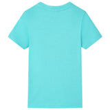 VidaXL Kindershirt met korte mouwen 116 zeeblauw