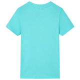 Vidaxl kindershirt met korte mouwen 140 zeeblauw