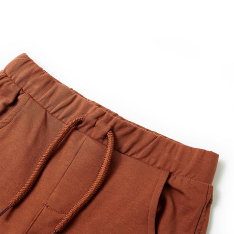 Vidaxl kindershorts met trekkoord 116 bruin