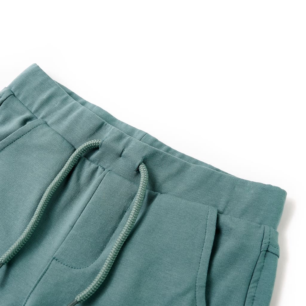 Vidaxl kindershort met trekkoord 92 oudpetrol