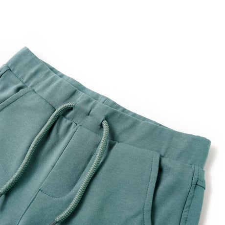 Vidaxl kindershorts met trekkoord 104 oudpetrol
