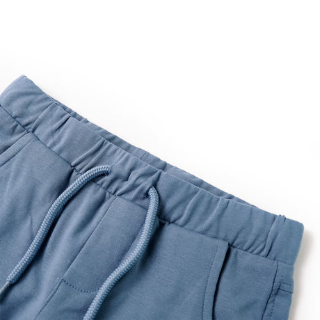 Vidaxl kindershorts met trekkoord 128 donkerblauw