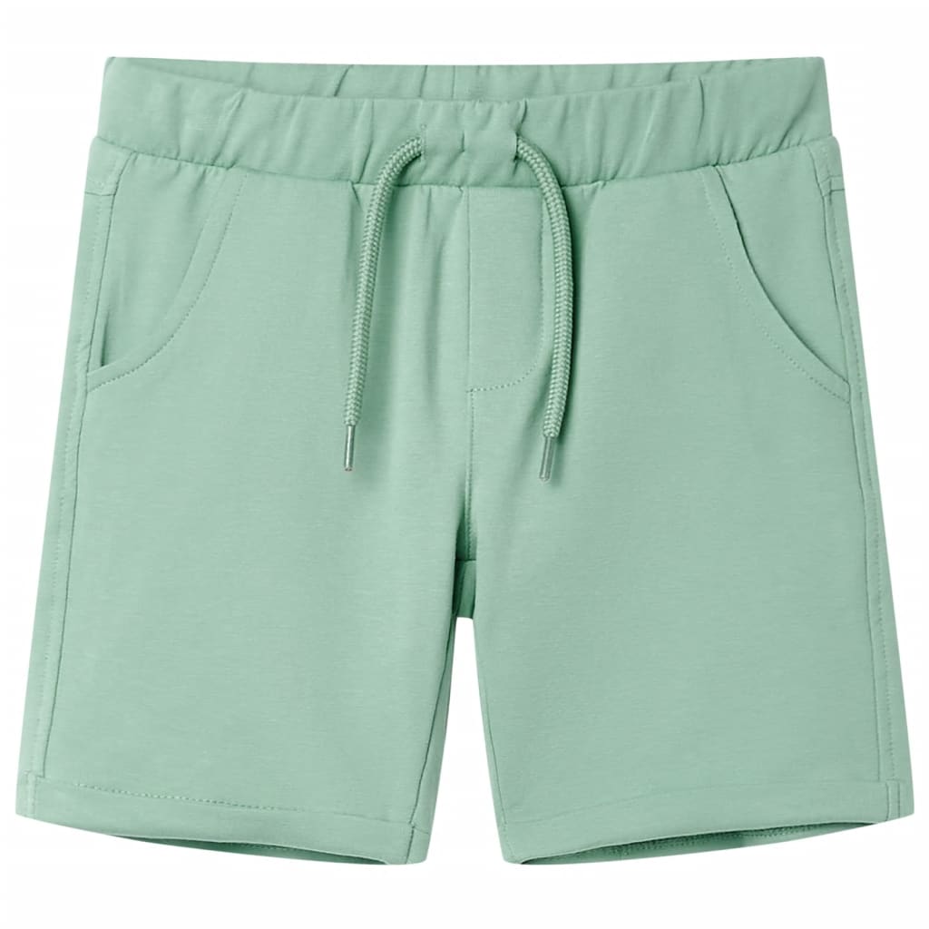 Vidaxl kindershorts met trekkoord 104 lichtkaki