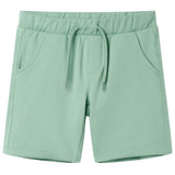 Vidaxl kindershorts met trekkoord 116 lichtkaki