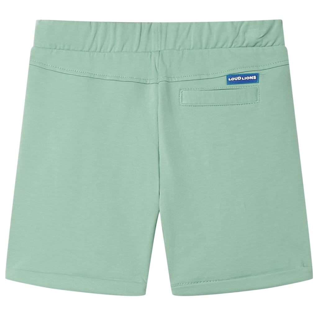 Vidaxl kindershorts met trekkoord 116 lichtkaki