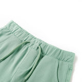 Vidaxl kindershorts met trekkoord 116 lichtkaki