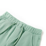 Vidaxl kindershorts met trekkoord 128 lichtkaki