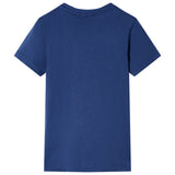 Vidaxl kindershirt 104 donkerblauw