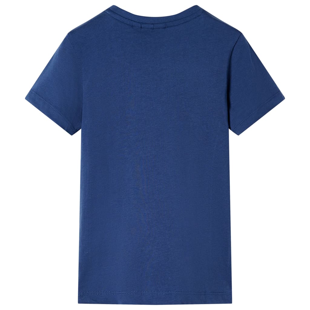 Vidaxl kindershirt 140 donkerblauw