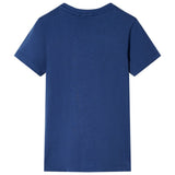 Vidaxl kindershirt 140 donkerblauw