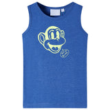 Vidaxl kindertopje 128 gemêleerd blauw