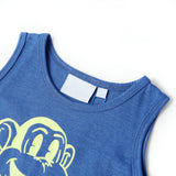 Vidaxl kindertopje 128 gemêleerd blauw