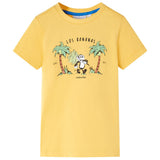 Vidaxl kindershirt 128 lichtokerkleurig