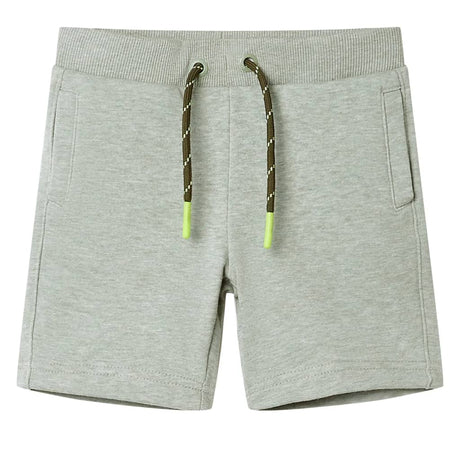 Vidaxl kindershorts met trekkoord 92 gemêleerd lichtkakikleurig