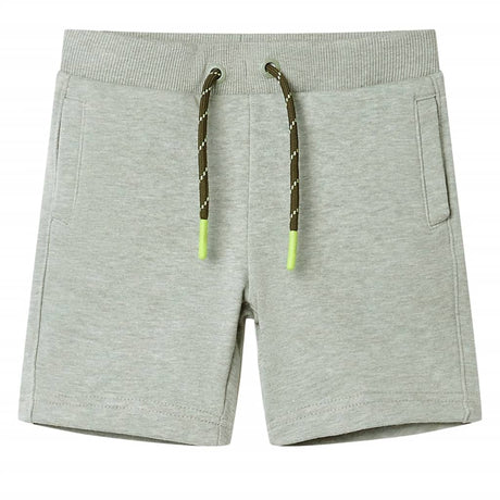 Vidaxl kindershorts met trekkoord 104 gemêleerd lichtkakikleurig