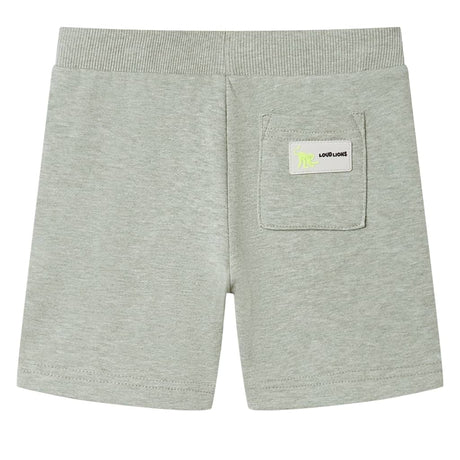 Vidaxl kindershorts met trekkoord 116 gemêleerd lichtkakikleurig