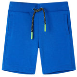 Vidaxl kindershort met trekkoord 116 blauw