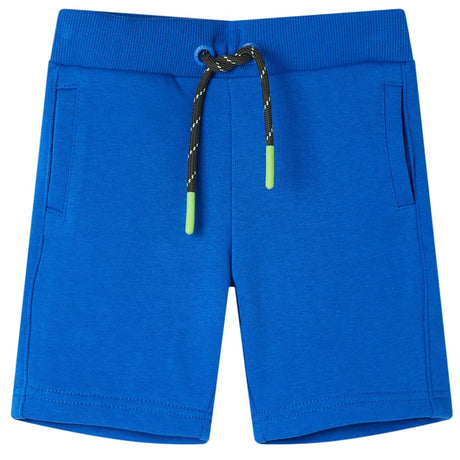 Vidaxl kindershort met trekkoord 128 blauw