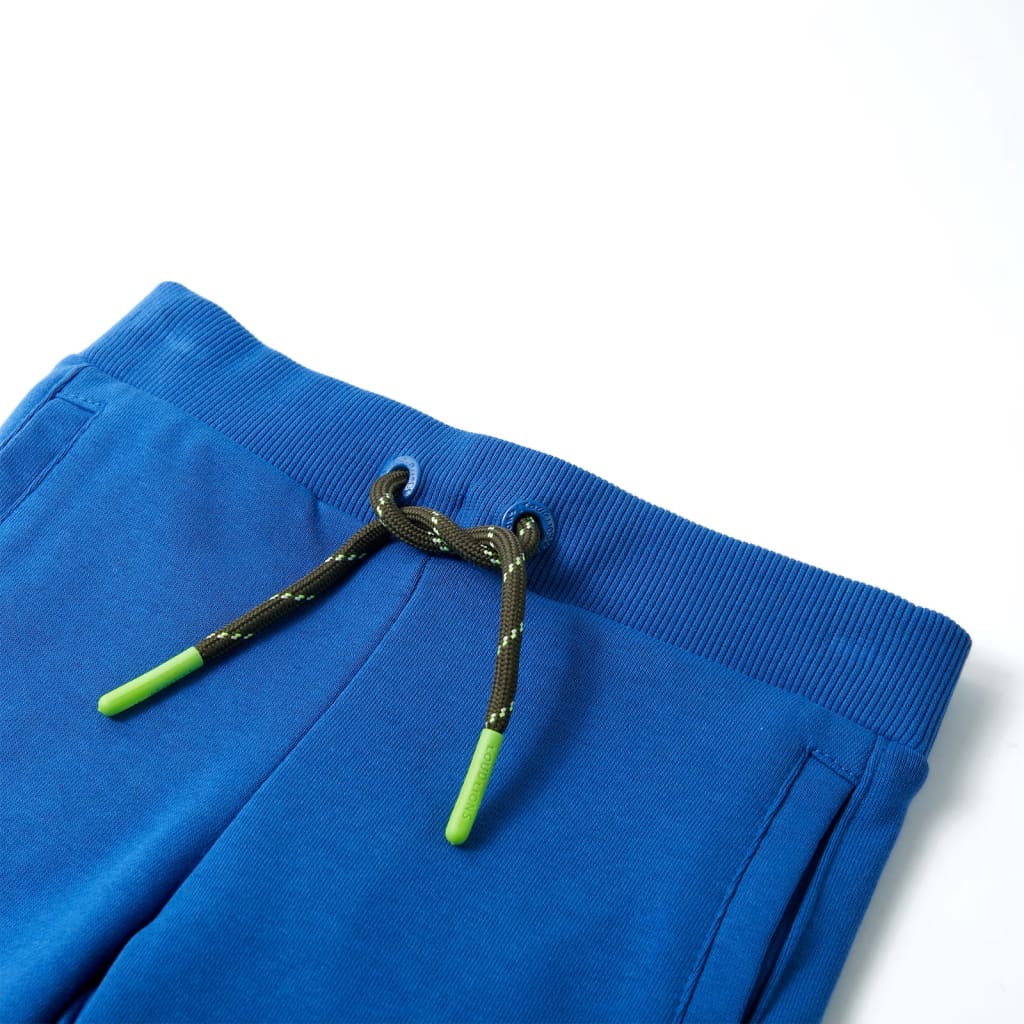 Vidaxl kindershort met trekkoord 140 blauw