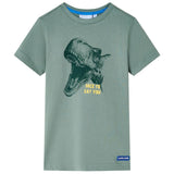 Vidaxl kindershirt 140 kakikleurig
