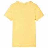 VidaXL Kindershirt 92 lichtokerkleurig