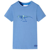 VidaXL Kindershirt 116 middelblauw