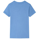 Vidaxl kindershirt 128 middelblauw