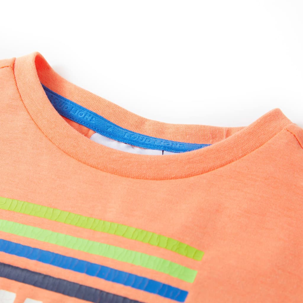 Vidaxl kindershirt 128 neonoranje