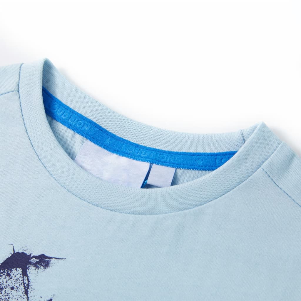 VidaXL Kindershirt 116 lichtblauw