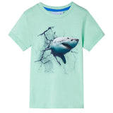 VidaXL Kindershirt 92 lichtgroen