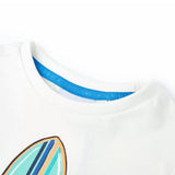 VidaXL Kindershirt met korte mouwen 104 ecru