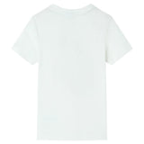 Vidaxl kindershirt met korte mouwen 128 ecru