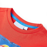 Vidaxl kindershirt met korte mouwen 140 rood