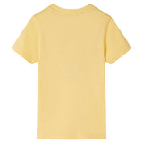 VidaXL Kindershirt met korte mouwen 92 geel