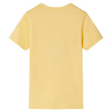 VidaXL Kindershirt met korte mouwen 104 geel
